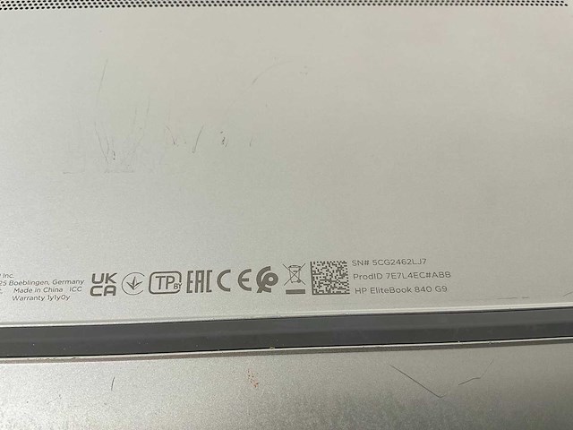 Hp elitebook 840 g9 14”, core(tm) i7 12th gen, 32 gb ram, 512 gb nvme laptop - afbeelding 7 van  7