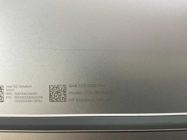 Hp elitebook 840 g9 14”, core(tm) i7 12th gen, 32 gb ram, 512 gb nvme laptop - afbeelding 3 van  3