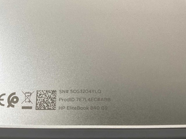 Hp elitebook 840 g9 14”, core(tm) i7 12th gen, 32 gb ram, 512gb nvme laptop - afbeelding 7 van  7