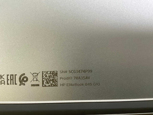 Hp elitebook 845 g10 14”, amd ryzen 5 pro 7540u, 16 gb ram, 512 gb nvme laptop - afbeelding 5 van  7