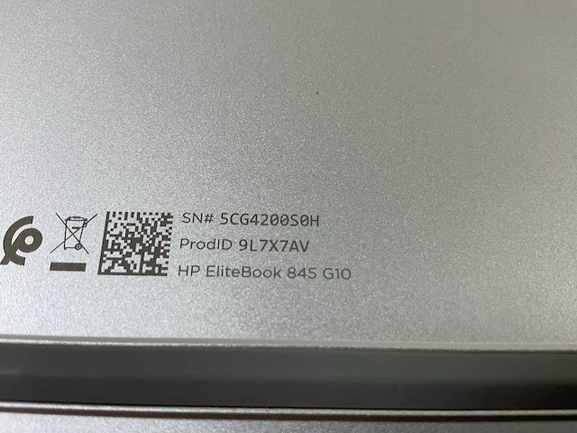 Hp elitebook 845 g10 14”, amd ryzen 5 pro 7545u, 16 gb ram, 512 gb nvme touchscreen laptop - afbeelding 5 van  5