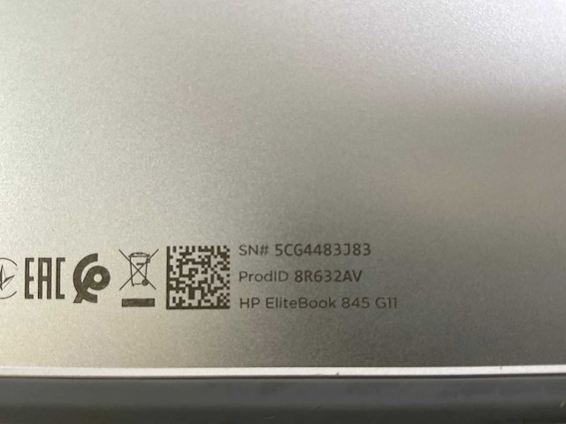 Hp elitebook 845 g10 14”, amd ryzen 5 pro 8540u, 16 gb ram, 512 gb nvme laptop - afbeelding 3 van  3