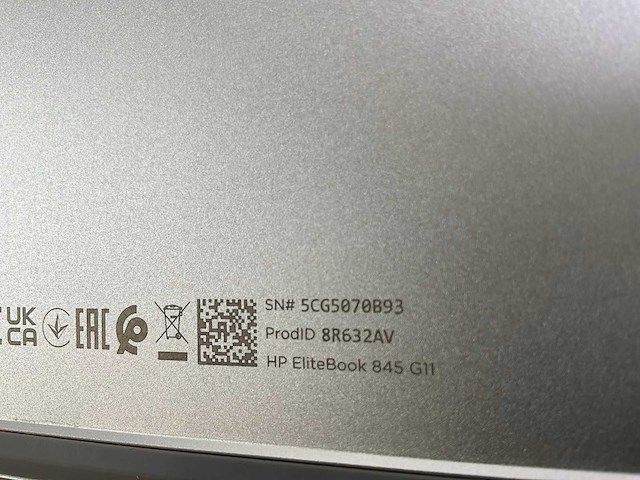 Hp elitebook 845 g11 14”, amd ryzen 5 pro 8540u, 16 gb ram, 512 gb nvme laptop - afbeelding 7 van  7