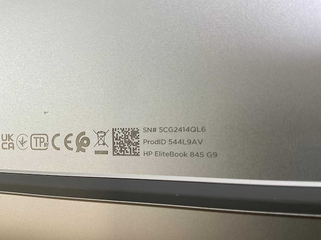 Hp elitebook 845 g9 14”, amd ryzen 5 pro 6650u, 16 gb ram, 512 gb nvme laptop - afbeelding 4 van  4