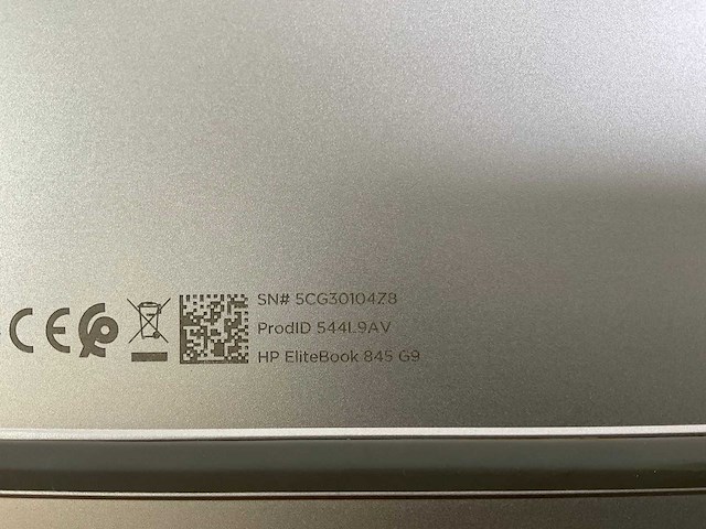 Hp elitebook 845 g9 14”, amd ryzen 5 pro 6650u, 16 gb ram, 512 gb nvme laptop - afbeelding 7 van  7