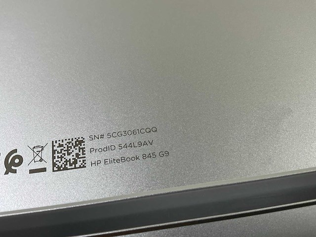 Hp elitebook 845 g9 14”, amd ryzen 5 pro 6650u with radeon graphics, 16 gb ram, no hdd touchscreen laptop - afbeelding 7 van  7