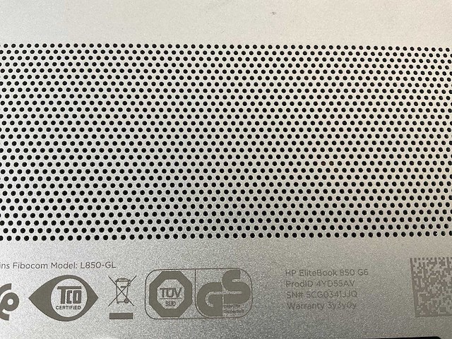 Hp elitebook 850 g6 15,5”, core(tm) i5 8th gen, 8 gb ram, 512 gb nvme, amd radeon 540x 2 gb laptop - afbeelding 7 van  7