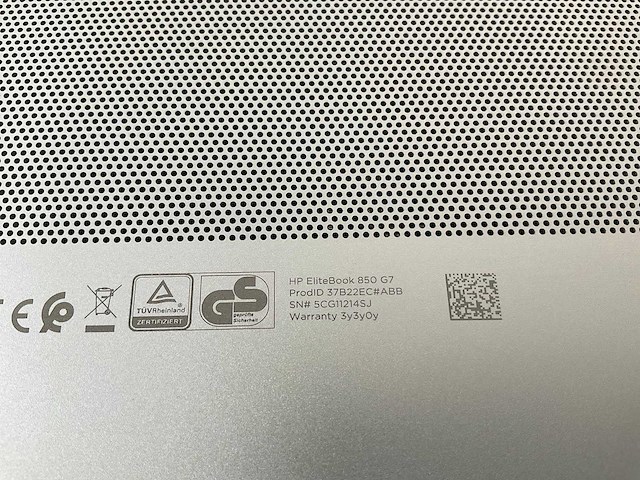 Hp elitebook 850 g7 15.5”, core(tm) i7 10th gen, 16 gb ram, 512 gb nvme laptop - afbeelding 6 van  6