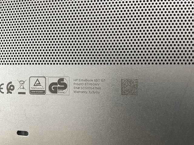 Hp elitebook 850 g7 15.6”, core(tm) i5 10th gen, 16 gb ram, 256 gb nvme laptops (2x) - afbeelding 13 van  14