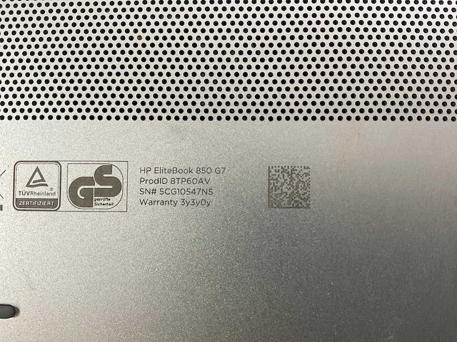 Hp elitebook 850 g7 15.6”, core(tm) i5 10th gen, 16 gb ram, 256 gb nvme laptops (2x) - afbeelding 14 van  15