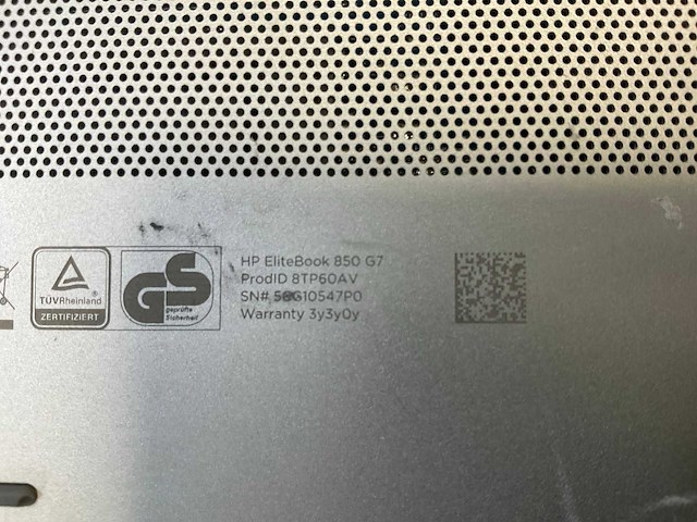 Hp elitebook 850 g7 15.6”, core(tm) i5 10th gen, 16 gb ram, 256 gb nvme laptops (2x) - afbeelding 14 van  15