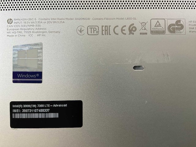 Hp elitebook 850 g7 15.6”, core(tm) i5 10th gen, 8 gb ram, 256 gb nvme laptop - afbeelding 7 van  7