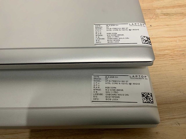 Hp elitebook 850 g7 laptop (2x) - afbeelding 2 van  5