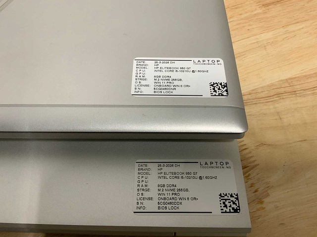 Hp elitebook 850 g7 laptop (2x) - afbeelding 2 van  5