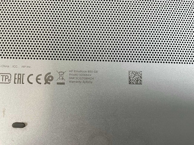 Hp elitebook 850 g8 15.5”, core(tm) i5 11th gen, 16 gb ram, 256 gb nvme laptop - afbeelding 3 van  3