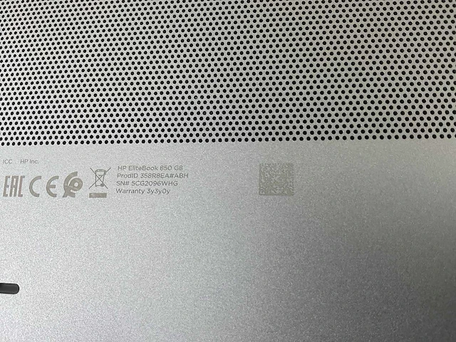 Hp elitebook 850 g8 15.5”, core(tm) i5 11th gen, 16 gb ram, 256 gb nvme laptop - afbeelding 7 van  7