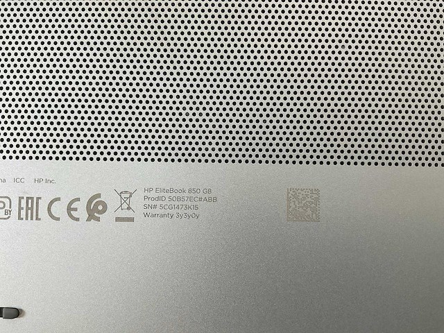 Hp elitebook 850 g8 15.5”, core(tm) i7 11th gen, 16 gb ram, 1 tb nvme laptop - afbeelding 7 van  8