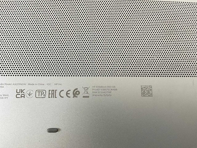 Hp elitebook 850 g8 15,5”, core(tm) i7 11th gen, 16 gb ram, 512 gb nvme laptop - afbeelding 7 van  7
