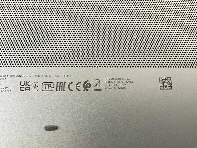 Hp elitebook 850 g8 15,5”, core(tm) i7 11th gen, 16 gb ram, 512 gb nvme laptop - afbeelding 7 van  7