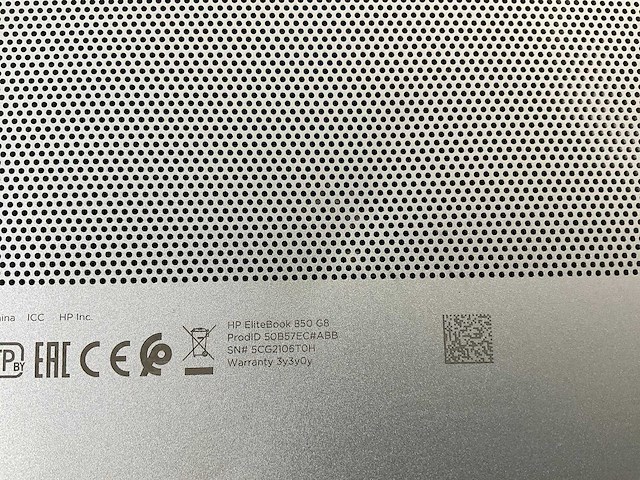 Hp elitebook 850 g8 15.5”, core(tm) i7 11th gen, 16 gb ram, 512 gb nvme laptop - afbeelding 7 van  7