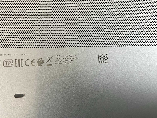 Hp elitebook 850 g8 15.5”, core(tm) i7 11th gen, 16 gb ram, 512 gb nvme laptop - afbeelding 7 van  7