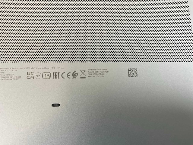 Hp elitebook 850 g8 15.5”, core(tm) i7 11th gen, 16 gb ram, 512 gb nvme laptop - afbeelding 5 van  5