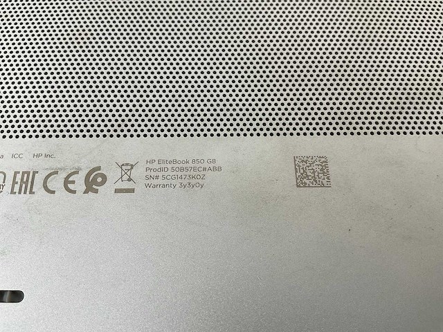 Hp elitebook 850 g8 15.5”, core(tm) i7 11th gen, 16 gb ram, 512 gb nvme laptop - afbeelding 5 van  5