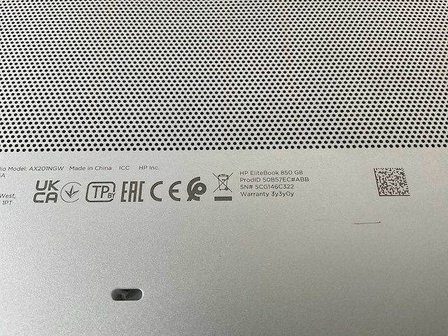 Hp elitebook 850 g8 15.5”, core(tm) i7 11th gen, 16 gb ram, 512 gb nvme laptop - afbeelding 6 van  6