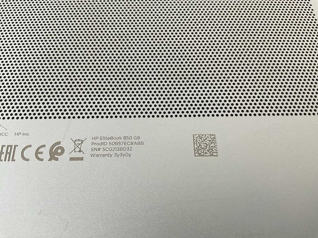 Hp elitebook 850 g8 15.5”, core(tm) i7 11th gen, 16 gb ram, 512 gb nvme laptop - afbeelding 7 van  7