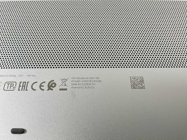 Hp elitebook 850 g8 15.5”, core(tm) i7 11th gen, 16 gb ram, 512 gb nvme laptop - afbeelding 7 van  7