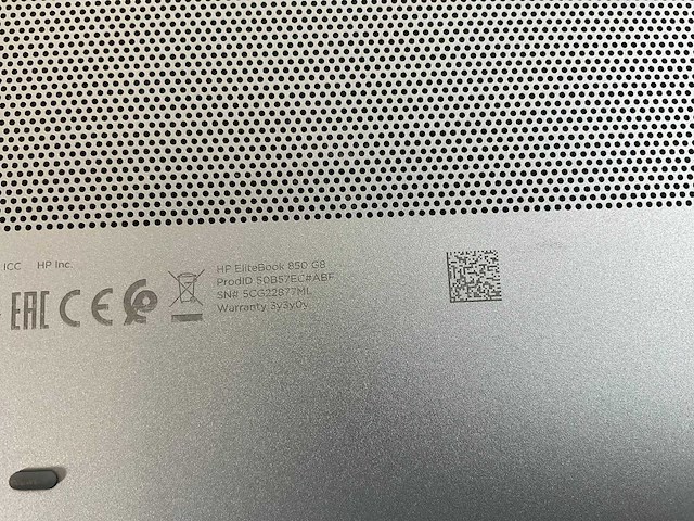 Hp elitebook 850 g8 15.5”, core(tm) i7 11th gen, 16 gb ram, 512 gb nvme laptop - afbeelding 7 van  7
