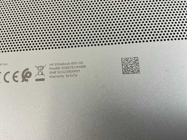 Hp elitebook 850 g8 15.5”, core(tm) i7 11th gen, 16 gb ram, 512 gb nvme laptop - afbeelding 7 van  7