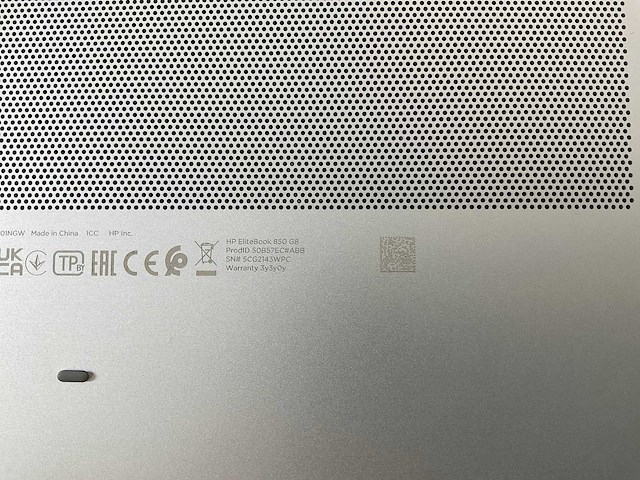 Hp elitebook 850 g8 15.5”, core(tm) i7 11th gen, 16 gb ram, 512 gb nvme laptop - afbeelding 7 van  7