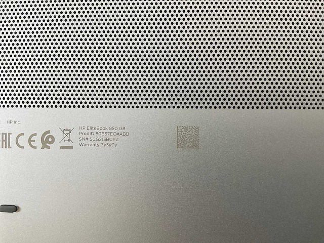 Hp elitebook 850 g8 15.5”, core(tm) i7 11th gen, 16 gb ram, 512 gb nvme laptop - afbeelding 7 van  7