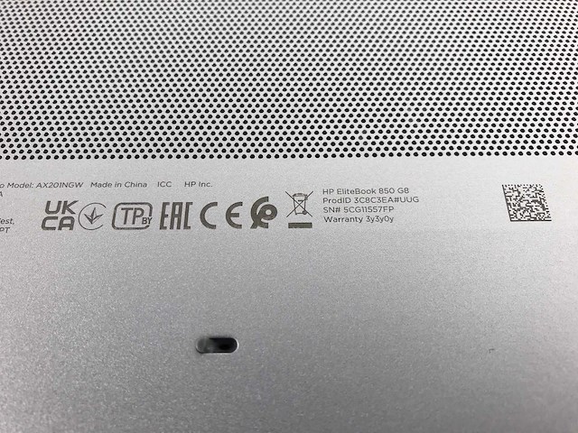Hp elitebook 850 g8 15.6”, core(tm) i7 11th gen, 16 gb ram, 512 gb nvme, intel iris xe graphics laptop - afbeelding 7 van  7