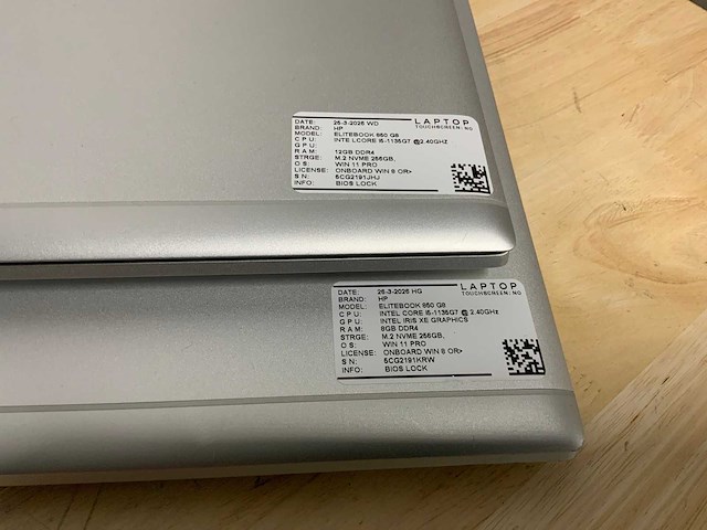 Hp elitebook 850 g8 laptop (2x) - afbeelding 2 van  6