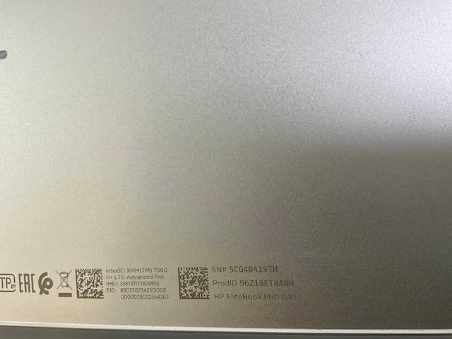 Hp elitebook 860 g10 16”, core(tm) i5 13th gen, 16 gb ram, 512 gb nvme laptop - afbeelding 7 van  7
