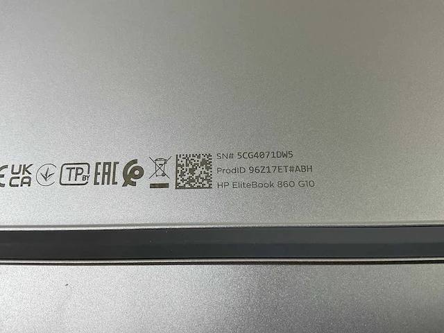 Hp elitebook 860 g10 16”, core(tm) i5 13th gen, 16 gb ram, 512 gb nvme laptop - afbeelding 7 van  7