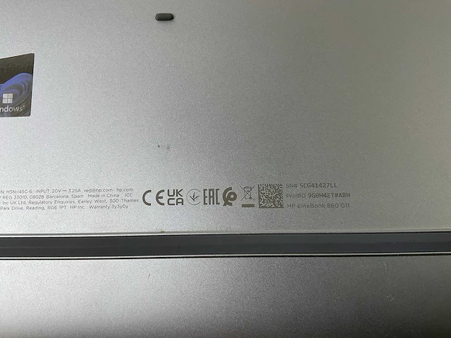 Hp elitebook 860 g11 16”, core(tm) ultra 5 125u, 16 gb ram, 512 gb nvme laptop - afbeelding 7 van  7