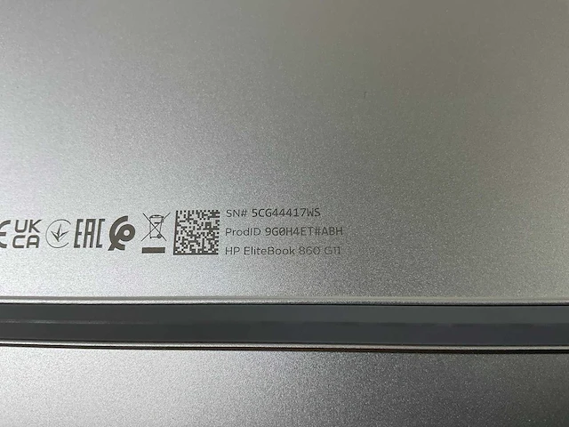 Hp elitebook 860 g11 16”, core(tm) ultra 5 125u, 16 gb ram, 512 gb nvme laptop - afbeelding 7 van  7