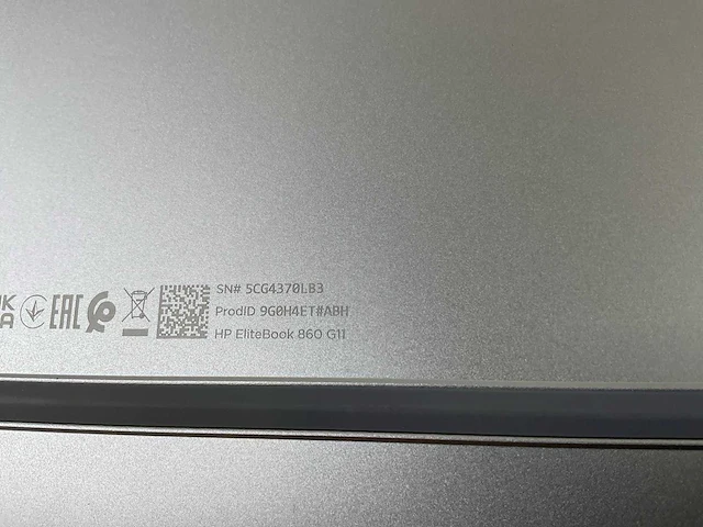 Hp elitebook 860 g11 16”, core(tm) ultra 5 125u, 16 gb ram, 512 gb nvme laptop - afbeelding 6 van  6