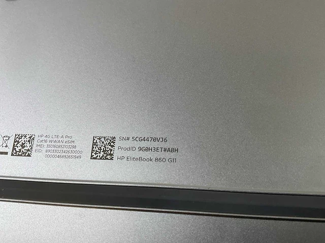 Hp elitebook 860 g11 16”, core(tm) ultra 5 125u, 16 gb ram, 512 gb nvme laptop - afbeelding 7 van  7