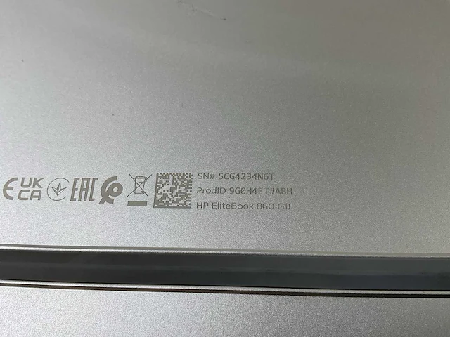 Hp elitebook 860 g11 16”, core(tm) ultra 5 125u, 16 gb ram, 512 gb nvme laptop - afbeelding 6 van  6
