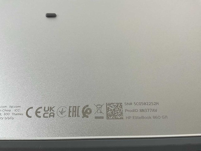 Hp elitebook 860 g11 16”, core(tm) ultra 7 165h, 32 gb ram, 512 gb nvme laptop - afbeelding 8 van  8