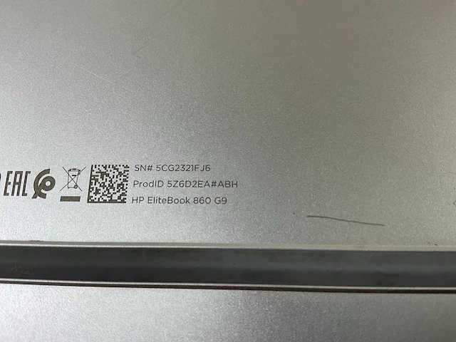 Hp elitebook 860 g9 16”, core(tm) i5 12th gen, 16 gb ram, 256 gb nvme laptop - afbeelding 6 van  6