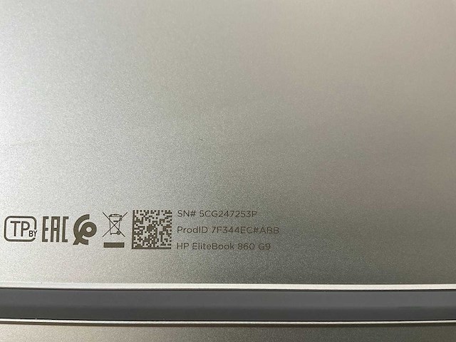 Hp elitebook 860 g9 16”, core(tm) i7 12th gen, 32 gb ram, 512gb nvme laptop - afbeelding 7 van  7