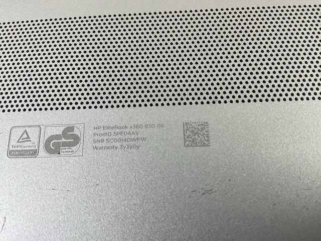Hp elitebook x360 830 g6 13.3”, core(tm) i5 8th gen, 8 gb ram, 256 gb nvme laptop (2x) - afbeelding 16 van  16