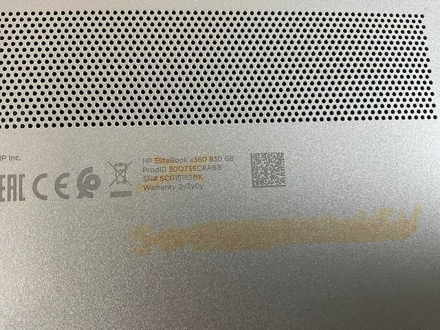 Hp elitebook x360 830 g8 13.3”, core(tm) i7 11th gen, 16 gb ram, 512 gb nvme touchscreen laptop - afbeelding 6 van  6