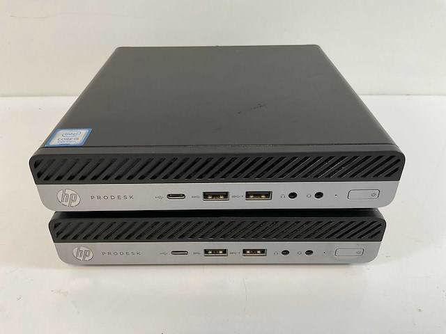 Hp elitedesk 600 g5, core(tm) i5 9th gen, 8 gb ram, 512 gb nvme mini desktops (2x) - afbeelding 1 van  3