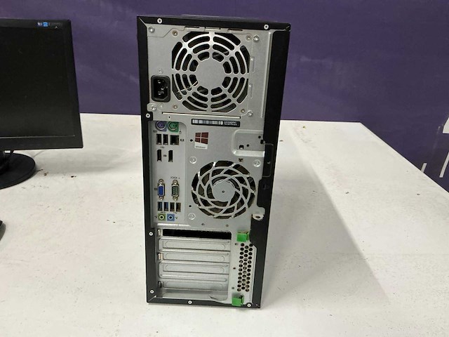 Hp elitedesk 800 g1 tower desktop pc+beeldscherm - afbeelding 3 van  5